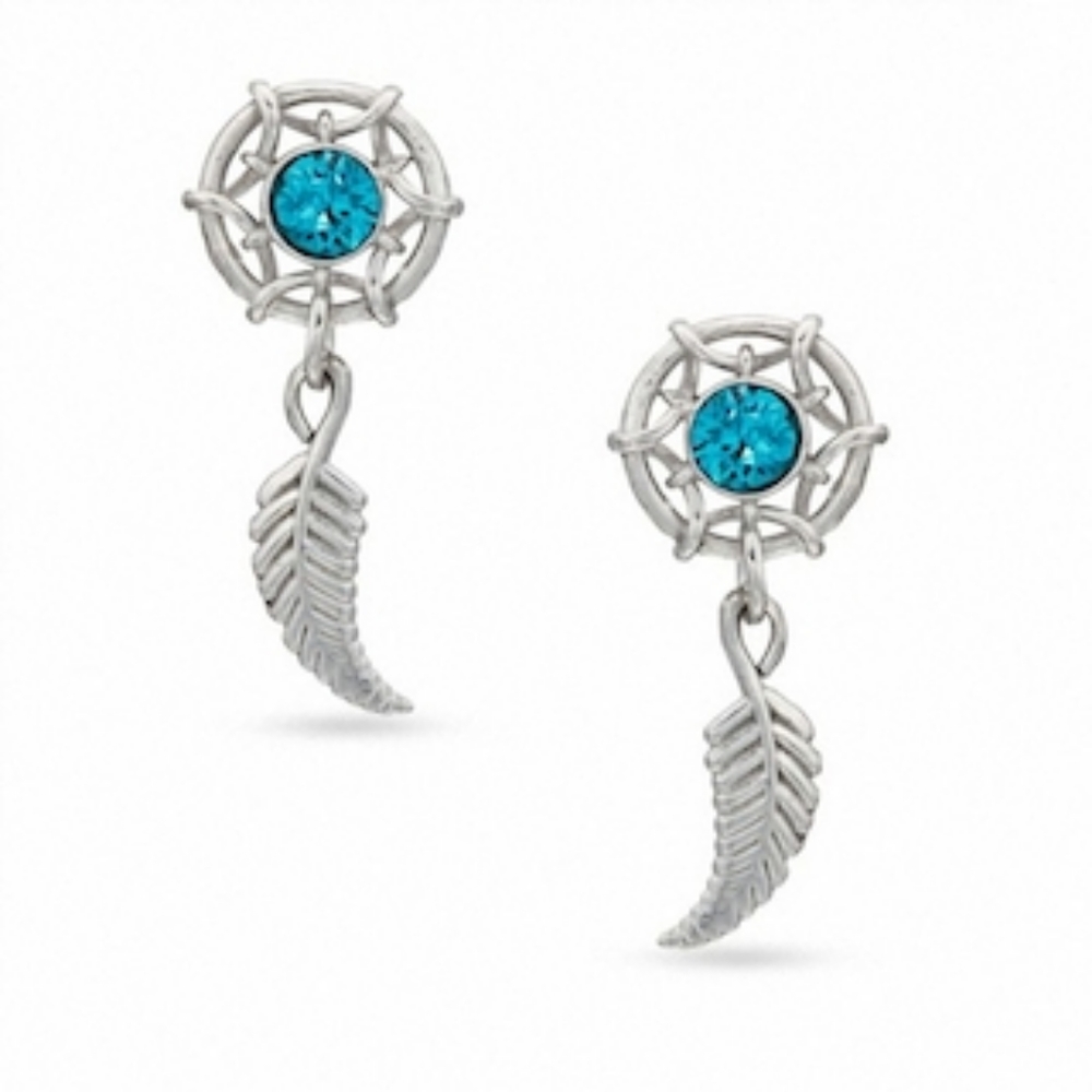 Dream catcher earrings